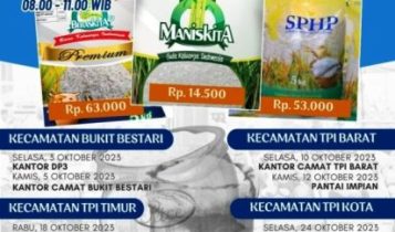 Ini Lokasi dan Jadwal Operasi Pangan Murah kota Tanjungpinang di sejumlah Kecamatan di Tanjungpinang Ini Lokasi dan Jadwal Operasi Pangan Murah kota Tanjungpinang di sejumlah Kecamatan di Tanjungpinang (Foto: Diskominfo/Presmedia.id)