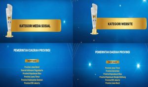 Tangkapan Layar pengumuman Media sosial dan Website Pemerintah daerah yang masuk nominasi Anugerah Media Humas (AMH) Tahun 2023 Kementerian Komunikasi dan Informatika.