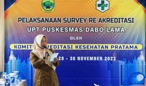 Komite Akreditasi Kesehatan Pratama kembali melakukan Implementasi Survey Re-Akreditasi UPT Puskesmas Dabo Lama. (Foto: Diskominfo Lingga)