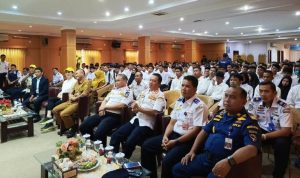 PPLP Tanjung Uban, KSOP Tanjungpinang dan seluruh instansi menyaksikan pembukaan DPM di Hotel Pelangi Tanjungpinang. (Foto: KSOP/ Presmedia.id)