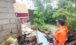Bencana alam, sejumlah rumah warga di Bintan romoh akibat tanah longsor