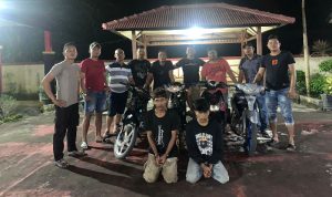 Dua pelaku curanmor dibekuk Polsek Bintan Utara. (Foto: Polsek Bintan Utara)