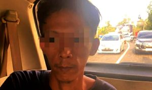 Pelaku Ja saat diringkus oleh polisi. (Foto: Humas Polresta)