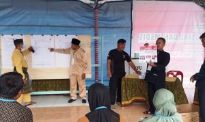 Proses penghitungan surat suara Capres-Cawapres RI di TPS Khusus 903 Lapas Umum Kelas IIA Tanjungpinang. (Foto: Hasura/Presmedia.id)