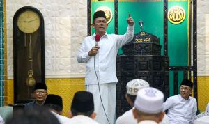 Gubernur Ansar Ahmad Ajak Jamaah Masjid Jannatul Ma'wa Istiqomah Beribadah puasa hinga akhir Ramadhan