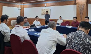 Foto 7 Badan Kesatuan Bangsa dan Politik (Bakesbangpol) Kepri, bersama forum koordinasi pimpinan Intelijen negara daerah (Kominda) menggelar rapat terbatas terbatas menjelang perayaan Idul Fitri 1445 H.