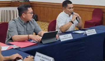 Kepala Badan Kesbangpol Kepri Raja Heri Mukhrizal saat memberi paparan terhadap antisipasi kemanan di Kepri 