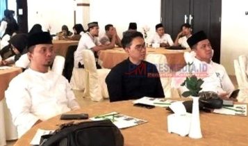 Peserta kegiatan Rakor penyusunan laporan keuangan akhir SKPD Kesbangpol Kepri Tahun Anggaran 2024.