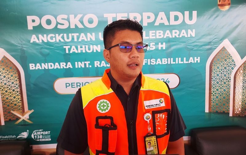 Section Head Of Airport Security and Service Angkasa Pura II, Rudy Sudrajat. (Foto: Roland/ Presmedia.id)
