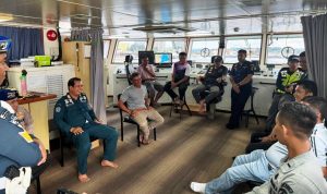 ABK Kapal Napoleon yang berhasil ditemukan saat terombang-ambing di TSS Selatan Singapura.