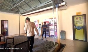 Dua ruangan Satreskrim Polres Bintan (kiri dan kanan) Bintan yang dipinjam KPK untuk pemeriksaan saksi, kasus dugaan Pungli Rutan KPK. (Foto: Hasura/Presmedia.id)