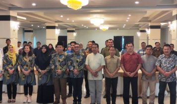 KPU Tanjungpinang Sosialisasi Pelaksanaan Pilkada dan Pencalonan Walikota dan Wakil Walikota Tanjungpinang Dalam Pemilihan Serentak 2024 di Hotel CK. (Foto: Roland/Presmedia.id)