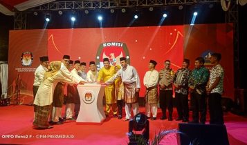 Peluncuran Pilkada Bintan 2024 sebagai bukti sudah dimulainya pesta rakyat. (Foto: Hasura/Presmedia.id)