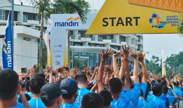 Mandiri Bintan Marathon tahun 2023 diikuti ratusan peserta, tahun ini event olahraga lari ini dipastikan akan lebih ramai lagi. (Foto: Hasura/Presmedia.id)