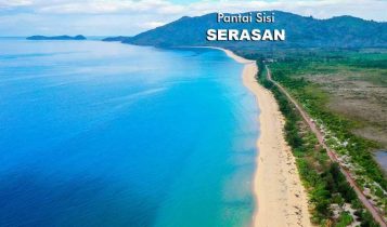 Pantai Sisi Serasan Natuna menjadi salah satu kawasan strategis wisata utama Kabupaten Natuna, Kepulauan Riau. Terkenal dengan pemandangan matahari terbenam yang memukau serta ombak yang ideal untuk berselancar. (Sumber Foto: Dinas Pariwisata kabupaten Natuna)