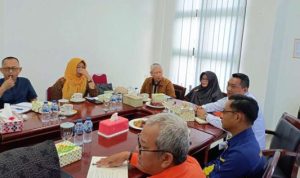 FPRB Bintan melaksanakan rakor bersama BMKG Tanjungpinang. (Foto: BPBD Bintan)