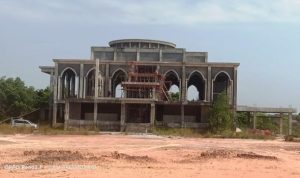Pembangunan Masjid Agung Bandar Seri Bentan memasuki Tahap V.