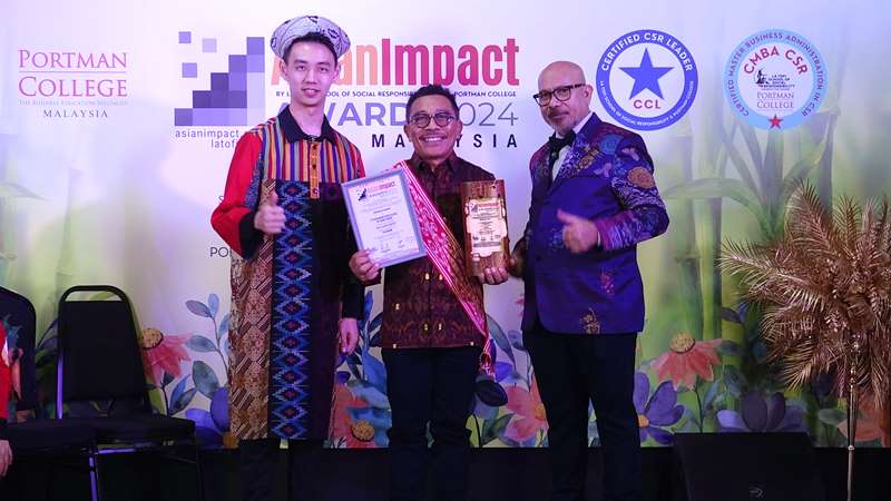 PT Pertamina Patra Niaga Regional Sumbagut berhasil meraih lima penghargaan internasional Asian Impact Award 2024 dengan predikat Platinum CSR Leading Impact. (Foto: Humas Pertamina)