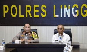 Polres Lingga menerima kunjungan dari Tim Wasops Itwasda Polda Kepri dalam rangka persiapan Operasi Mantap Praja (OMP) Seligi 2024, pada Selasa (24/09/2024). (Foto: Polres Lingga)