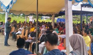 Calon Gubernur Kepri HM.Rudi saat menggelar kampanye di Bintan. (Foto: Istimewa)