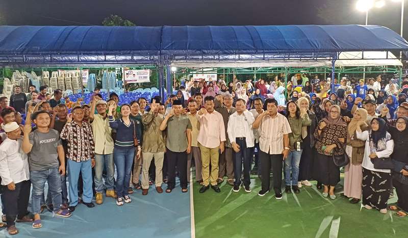 H. Muhammad Rudi (HMR) saat menggelar kampanye dialogis di Kelurahan Sei Harapan, Sekupang, Kota Batam, Kamis (3/10/2024).