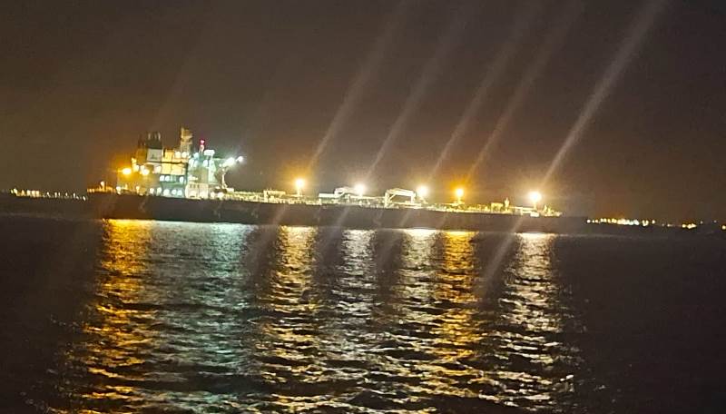 Kapal Tanker Minyak MT AL Derwazah Dirampok di perairan Batu Ampar Kota Batam Provinsi Kepri. (Foto: KPLP Tanjung Uban)