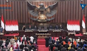 Pengambilan sumpah jabatan anggota DPR RI periode 2024-2029. (Foto: Hasil Tangkapan Layar Youtube)