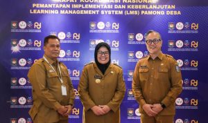 (Plt) Gubernur Kepulauan Riau, Hj.Marlin Agustina, saat menghadiri Rapat Koordinasi Nasional (Rakornas) Keberlanjutan Learning Management System (LMS) yang diselenggarakan oleh Kementerian Dalam Negeri (Kemendagri) di Jakarta, Selasa (15/10/2024).