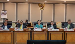 Rapat Pimpinan (Rapim) pada Badan Musyawarah (Bamus) yang dihadiri langsung oleh Ketua DPR RI Puan Maharani, Wakil Ketua DPR RI Korpolkam Sufmi Dasco Ahmad dan Wakil Ketua DPR RI Cucun Ahmad Syamsurijal bersama dengan segenap Pimpinan Fraksi dari 8 Fraksi yang ada di DPR RI. (Foto: Istimewa/Humas DPR RI)