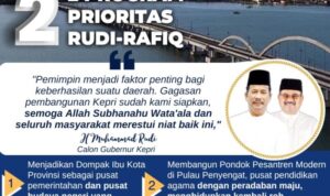 Dua Program prioritas HM.Rudi-Aunur Rofiq dalam membangun Ibu Kota Kepri, Tanjungpinang.