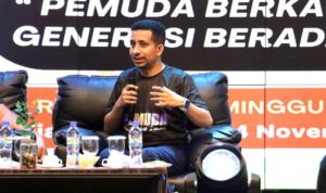 Hari Jadi Ke 76 Kabupaten Bintan, menggelar acara Pemuda Berkarya 2024 dengan kegiatan, Got Talent dan Talk show dengan menghadirkan Habib Husein Ja'far Al Hadar sebagai Konten Kreator KeIslaman. (Foto: Diskominfo Bintan)