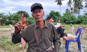 Nelayan Bintan, Sarmili dukung Paslon Roby-Deby. (Foto: Hasura/Presmedia.id)