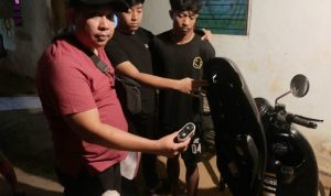 Unit Reskrim Polsek Bintan Timur berhasil membekuk pelaku curat. (Foto: Polres Bintan)