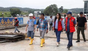 Wali Kota Batam sekaligus Kepala Badan Pengusahaan (BP) Batam, HM.Rudi (HMR), melakukan peninjauan sejumlah proyek infrastruktur vital di Batam, Minggu (24/11/2024).