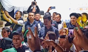Warga Kampung Pelita Lubuk Baja Batam Solid Dukung HM.Rudi-Aunur Rofiq. (Foto: Wido S.)