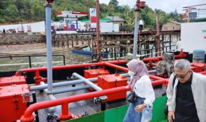 Persemaian SPBU-N di Desa Kelong Kecamatan Bintan Pesisir. (Foto: Humas PT BIP)