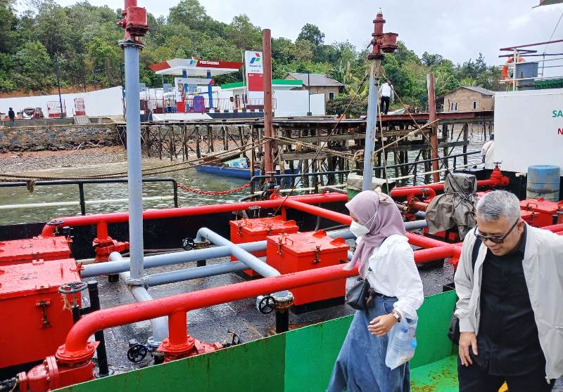 Persemaian SPBU-N di Desa Kelong Kecamatan Bintan Pesisir. (Foto: Humas PT BIP)