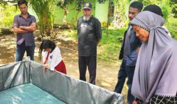 Inisiasi Masyarakat Adat (IMA) mengadakan Pelatihan Budidaya Ikan dan Bisnis pada masyarakat nelayan Pulau Rempang-Batam. (Foto: Doc-IMA)
