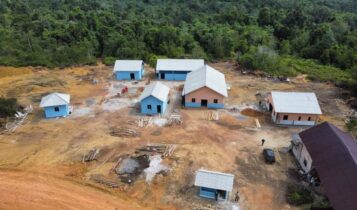 Kawasan aktivitas WIPU Tambang PT.Hermina Jaya di Lingga.