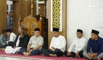 Bupati Lingga Muhammad Nizar dan Wakil Bupati Lingga Novrizal kembali menggelar Safari Ramadhan 1446 H di Masjid Sirojul Huda, Kampung Telex, Desa Tanjung Harapan, Kecamatan Singkep.