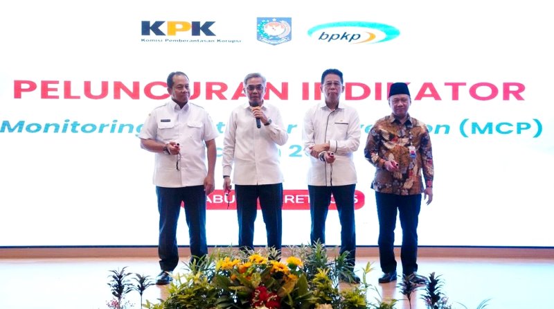 Komisi Pemberantasan Korupsi (KPK) meluncurkan indikator Monitoring Center for Prevention (MCP) Tahun 2025. (Foto: Dok KPK)