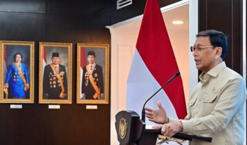 Penasihat Khusus Presiden Bidang Politik dan Keamanan Presiden Wiranto, saat memberikan tanggapan resmi terkait delapan tuntutan yang disampaikan oleh Forum Purnawirawan Prajurit TNI-Polri. (Foto: BPMI Setpres)