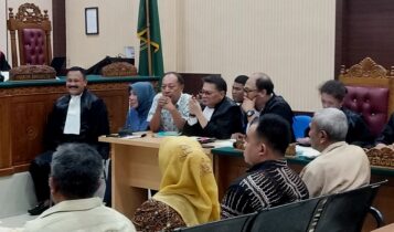 Sidang lanjutan dugaan korups ini, menghadirkan empat orang saksi di PN Tanjungpinang (Foto:Presmedia.id)