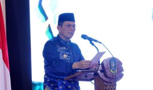 Gubernur Kepri Ansar Ahmad, membacakan sambutan pada pembukaan Musrenbang Provinsi Kepri 2025-2029.(Foto: Diskominfo Kepri)