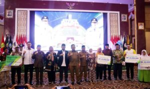 Gubernur Kepri Ansar Ahmad saat pembukaan Musyawarah Perencanaan Pembangunan (Musrenbang) Kepri Tahun 2025, di Balairung Wan Seri Beni, Dompak, Tanjungpinang, Selasa (27/5/2025). (Foto: Diskominfo Kepri)