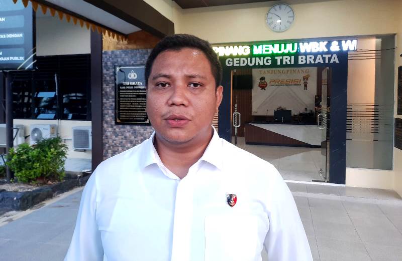Kasat Reskrim Polresta Tanjungpinang, AKP Agung Tri Prabowo saat ditemui di Mapolresta Tanjungpinang. (Foto: Roland/Presmedia.id)