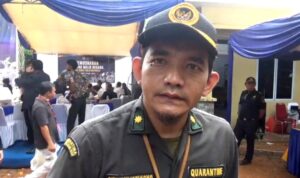 Kepala Satpel Karantina Tanjungpinang, Dwi Sulistyono. (Foto: Roland/Presmedia.id)