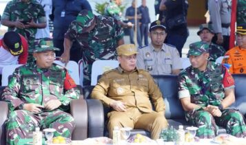 TMMD ke-124 Tahun 2025 di Lingga Resmi Dibuka, Fokus Bangun Jalan Sepanjang 3 KM di Desa Panggak Laut. (Foto: Aulia/Presmedia.id)
