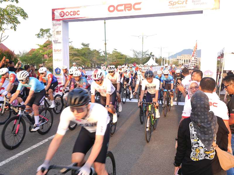 OCBC Singapore National Championship 2025 diikuti 286 atlet dari 29 negara dengan start dimulai dari Bandar Seri Bentan ibu kota Kabupaten Bintan Kepulauan Riau OCBC Singapore National Championship 2025 diikuti 286 atlet dari 29 negara, dengan start dimulai dari Bandar Seri Bentan, ibu kota Kabupaten Bintan, Kepulauan Riau.