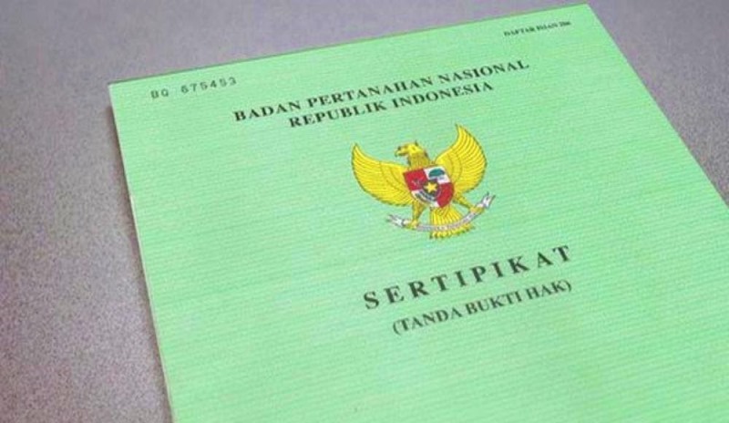 Dok-Sertifikat Tanda bukti Hak Tanah.